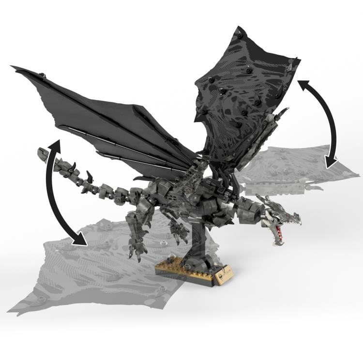 The Elder Scrolls V: Skyrim Mega Construx Skyrim: Alduin the World Eater Collector Building Set Gallery Image 6