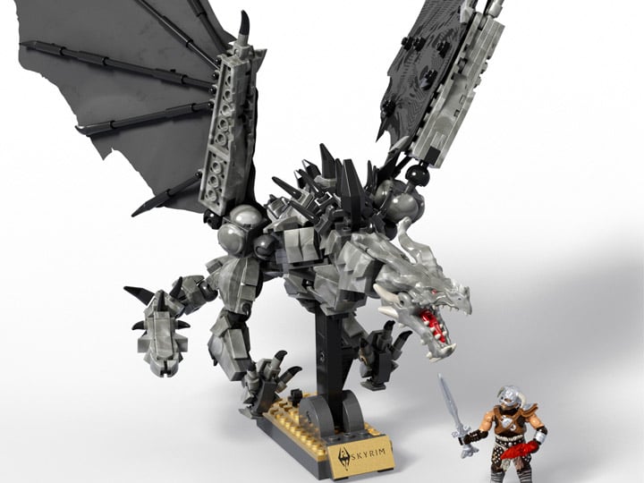 The Elder Scrolls V: Skyrim Mega Construx Skyrim: Alduin the World Eater Collector Building Set Gallery Image 1