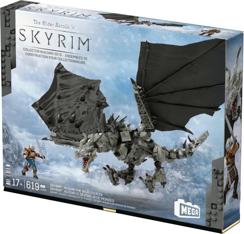 The Elder Scrolls V: Skyrim Mega Construx Skyrim: Alduin the World Eater Collector Building Set Gallery Image 10