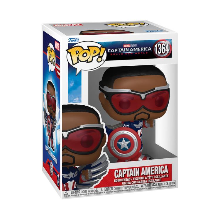 Captain America: Brave New World Pop! Marvel #1364 Captain America (Sam Wilson) Gallery Image 3