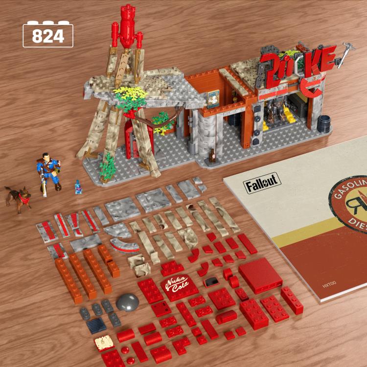 Fallout 4 Mega Construx Red Rocket Truck Stop Collector Building Set Gallery Image 3