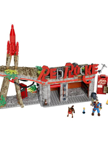 Fallout 4 Mega Construx Red Rocket Truck Stop Collector Building Set Gallery Image 2