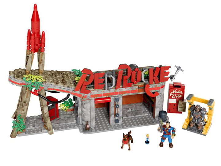 Fallout 4 Mega Construx Red Rocket Truck Stop Collector Building Set Gallery Image 1