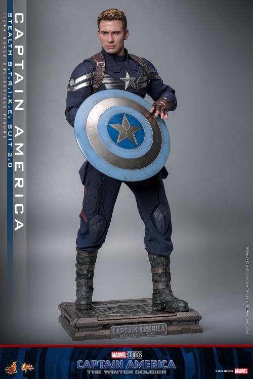 Captain America: The Winter Soldier MMS783 Captain America (Stealth S.T.R.I.K.E. Suit 2.0) 1/6th Scale Collectible Figure Gallery Image 5