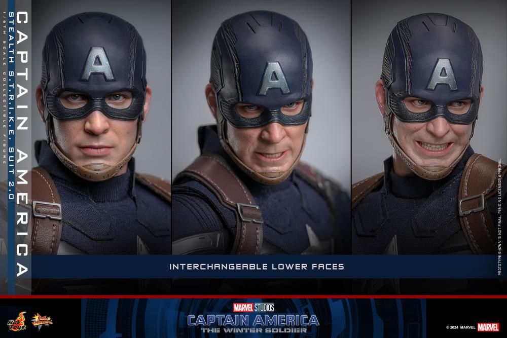 Captain America: The Winter Soldier MMS783 Captain America (Stealth S.T.R.I.K.E. Suit 2.0) 1/6th Scale Collectible Figure Gallery Image 20