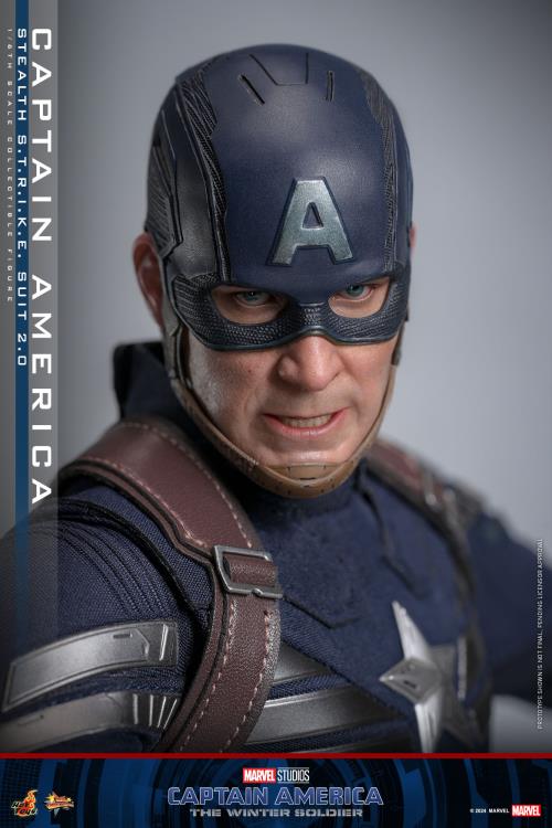 Captain America: The Winter Soldier MMS783 Captain America (Stealth S.T.R.I.K.E. Suit 2.0) 1/6th Scale Collectible Figure Gallery Image 17