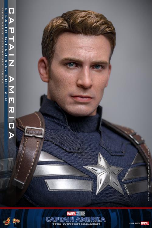 Captain America: The Winter Soldier MMS783 Captain America (Stealth S.T.R.I.K.E. Suit 2.0) 1/6th Scale Collectible Figure Gallery Image 18