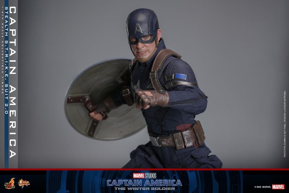 Captain America: The Winter Soldier MMS783 Captain America (Stealth S.T.R.I.K.E. Suit 2.0) 1/6th Scale Collectible Figure Gallery Image 14