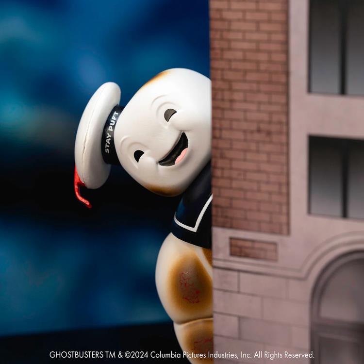 Ghostbusters Nano Scene Hollywood Rides Stay Puft Marshmallow Man with Nano Ecto-1 Gallery Image 8