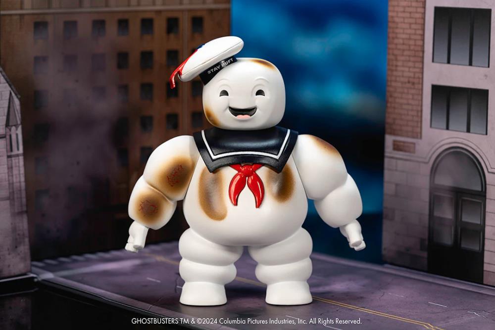 Ghostbusters Nano Scene Hollywood Rides Stay Puft Marshmallow Man with Nano Ecto-1 Gallery Image 7