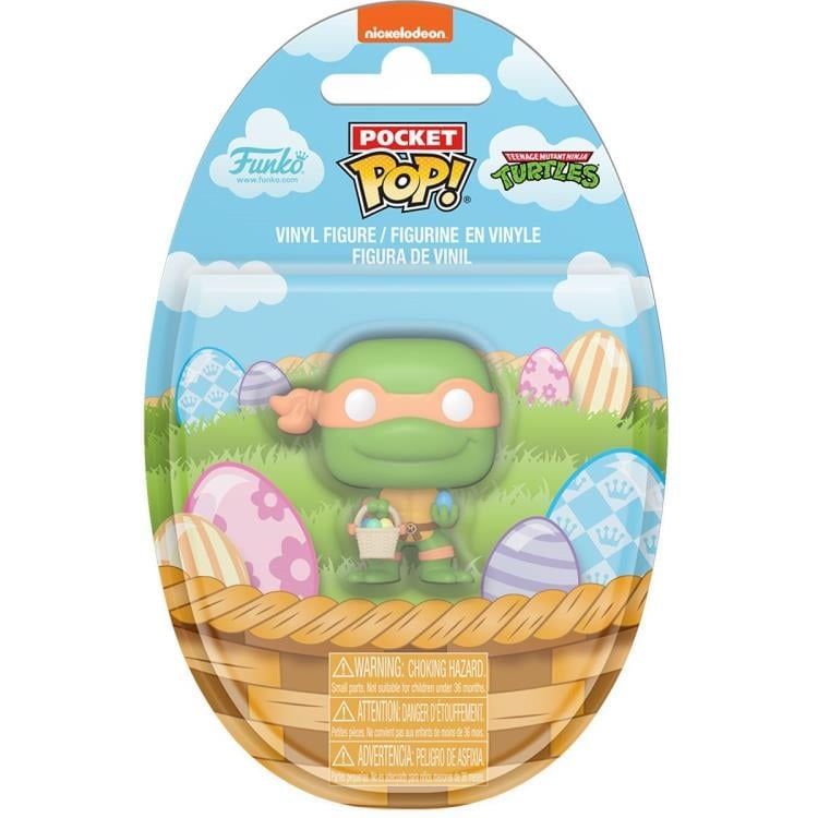 Teenage Mutant Ninja Turtles Pocket Pop! Michelangelo with Easter Basket Gallery Image 3