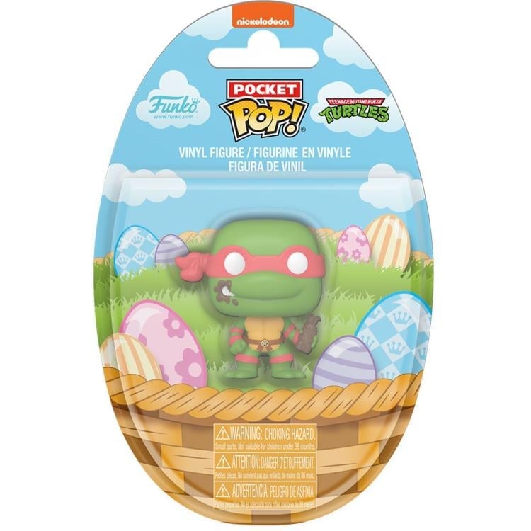 Teenage Mutant Ninja Turtles Pocket Pop! Raphael with Chocolate Easter Bunny Gallery Image 3