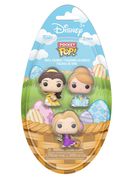 Disney Princess Pocket Pop! Easter Belle, Cinderella, Rapunzel Three-Pack Gallery Image 3