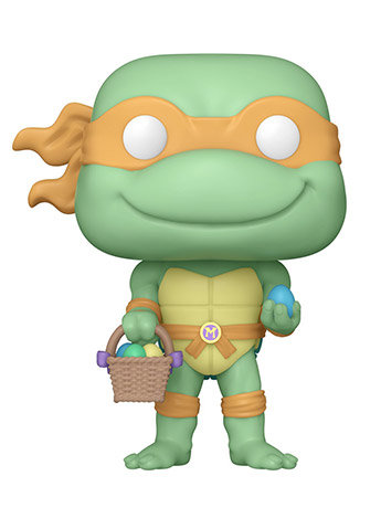 Teenage Mutant Ninja Turtles Pop! Television #1668 Michelangelo with Easter Basket Gallery Image 2