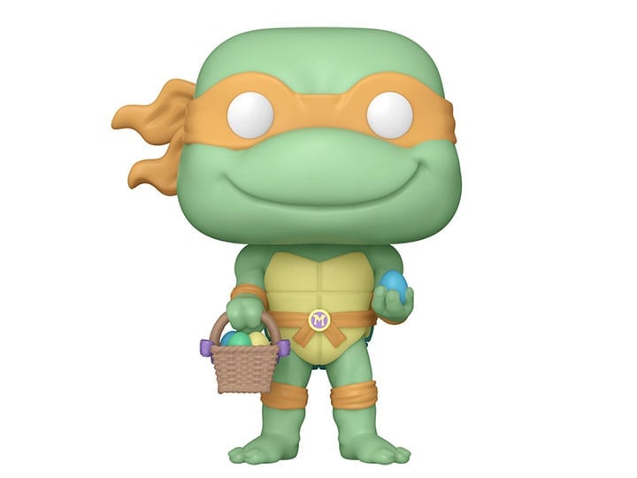 Teenage Mutant Ninja Turtles Pop! Television #1668 Michelangelo with Easter Basket Gallery Image 1
