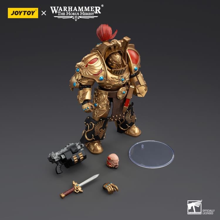 Warhammer: The Horus Heresy Legio Custodes Aquilon Terminator Squad Aquilon with Lastrum Storm Bolter 1/18 Scale Action Figure Gallery Image 8