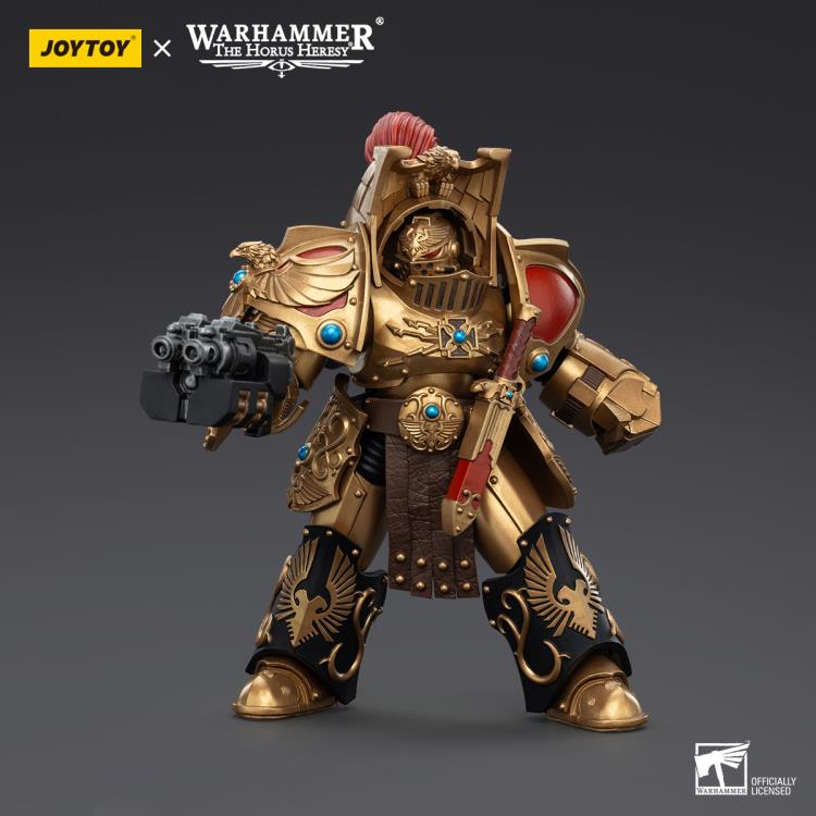 Warhammer: The Horus Heresy Legio Custodes Aquilon Terminator Squad Aquilon with Lastrum Storm Bolter 1/18 Scale Action Figure Gallery Image 6