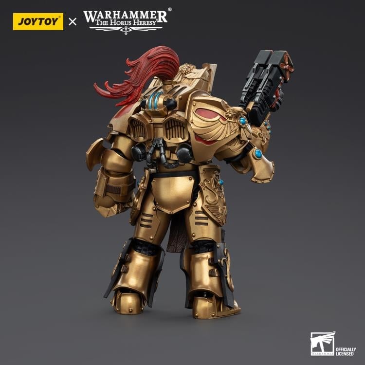 Warhammer: The Horus Heresy Legio Custodes Aquilon Terminator Squad Aquilon with Twin-Linked Adrathic Destructor 1/18 Scale Action Figure Gallery Image 5