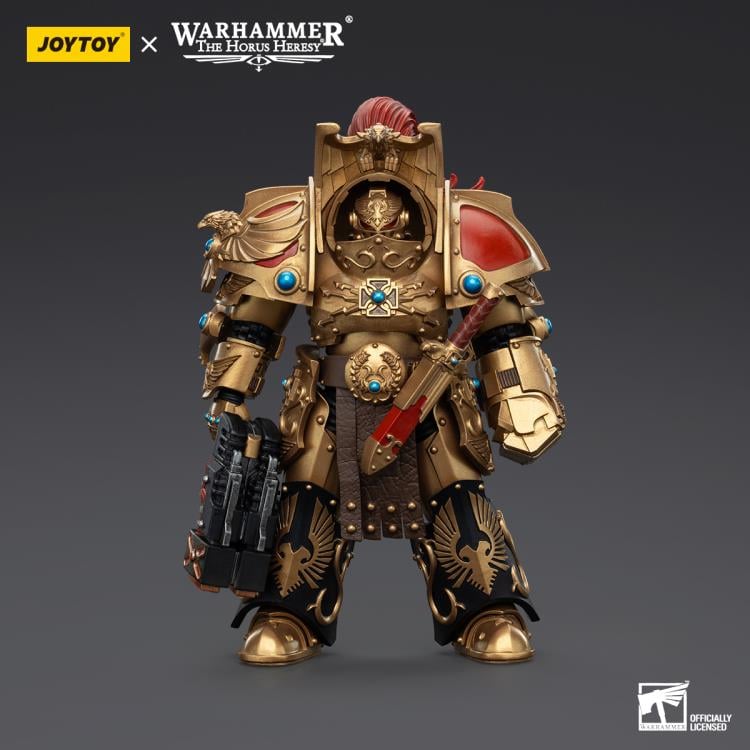 Warhammer: The Horus Heresy Legio Custodes Aquilon Terminator Squad Aquilon with Twin-Linked Adrathic Destructor 1/18 Scale Action Figure Gallery Image 4