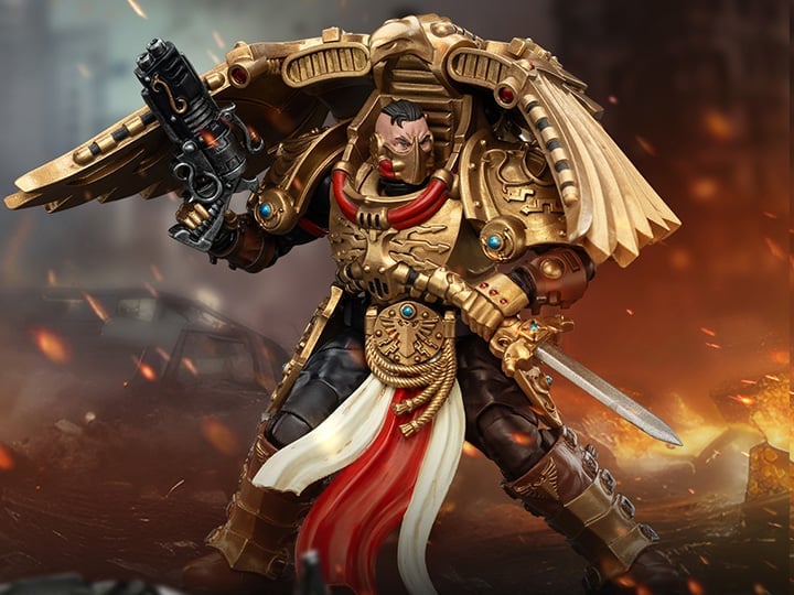 Warhammer: The Horus Heresy Legio Custodes Custodian Venetari Squad Venetari with Kinetic Destroyer 1 1/18 Scale Action Figure Gallery Image 1