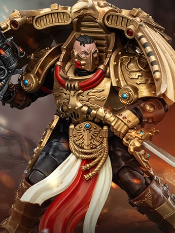 Warhammer: The Horus Heresy Legio Custodes Custodian Venetari Squad Venetari with Kinetic Destroyer 1 1/18 Scale Action Figure Gallery Image 2