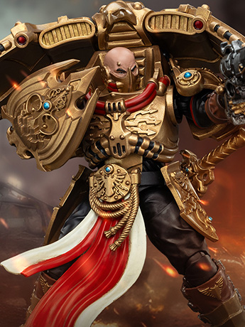 Warhammer: The Horus Heresy Legio Custodes Custodian Venetari Squad Venetari with Kinetic Destroyer 2 1/18 Scale Action Figure Gallery Image 2