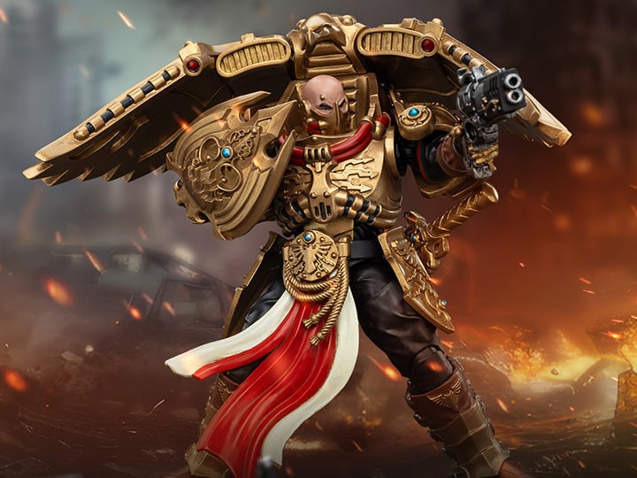 Warhammer: The Horus Heresy Legio Custodes Custodian Venetari Squad Venetari with Kinetic Destroyer 2 1/18 Scale Action Figure Gallery Image 1