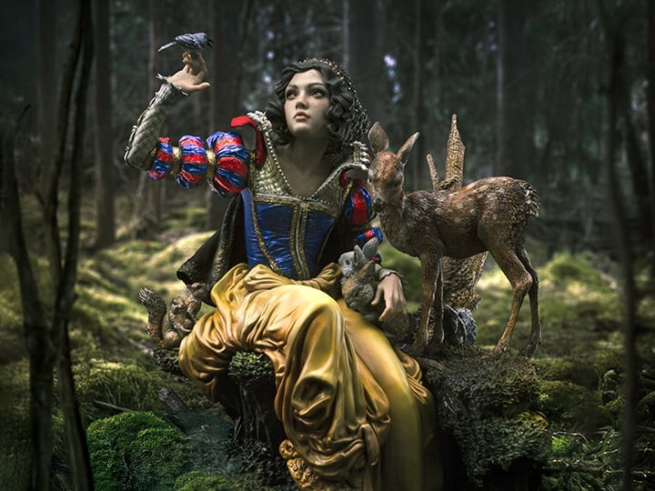 Disney Signatures Snow White (Heather Edwards Ver.) Deluxe 1/10 Art Scale Limited Edition Statue Gallery Image 1