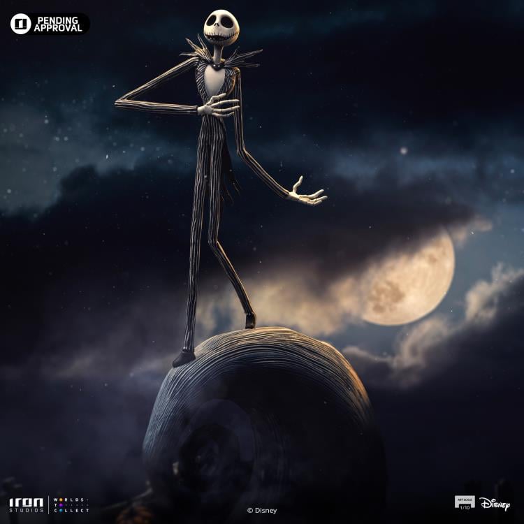 The Nightmare Before Christmas Jack Skellington 1/10 Art Scale Limited Edition Statue Gallery Image 3