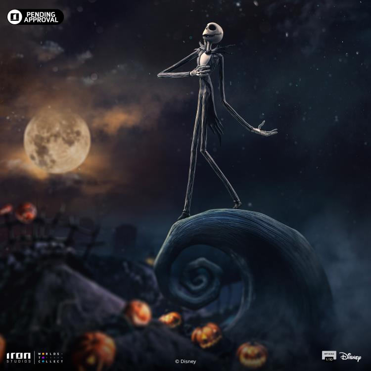 The Nightmare Before Christmas Jack Skellington 1/10 Art Scale Limited Edition Statue Gallery Image 4