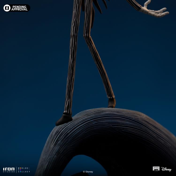 The Nightmare Before Christmas Jack Skellington 1/10 Art Scale Limited Edition Statue Gallery Image 10