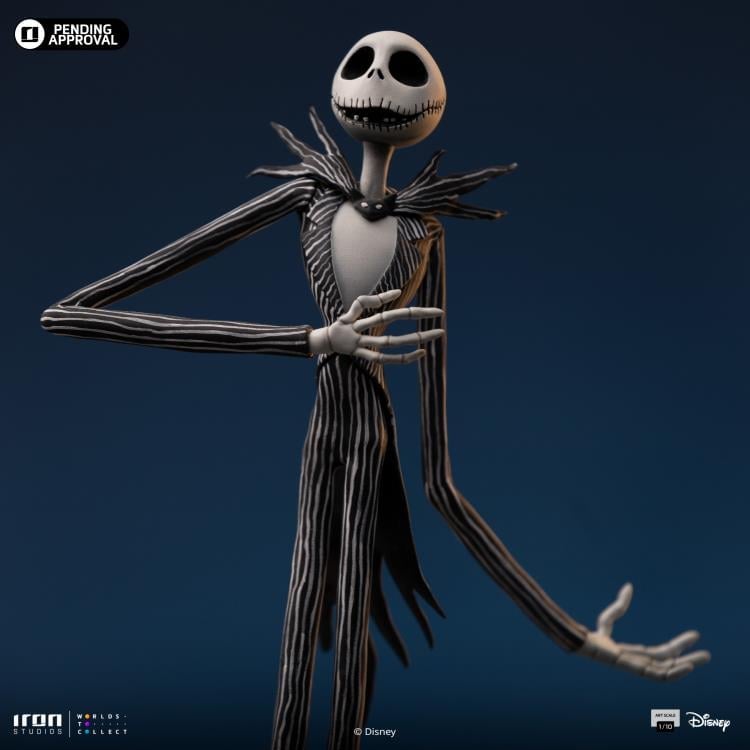 The Nightmare Before Christmas Jack Skellington 1/10 Art Scale Limited Edition Statue Gallery Image 9