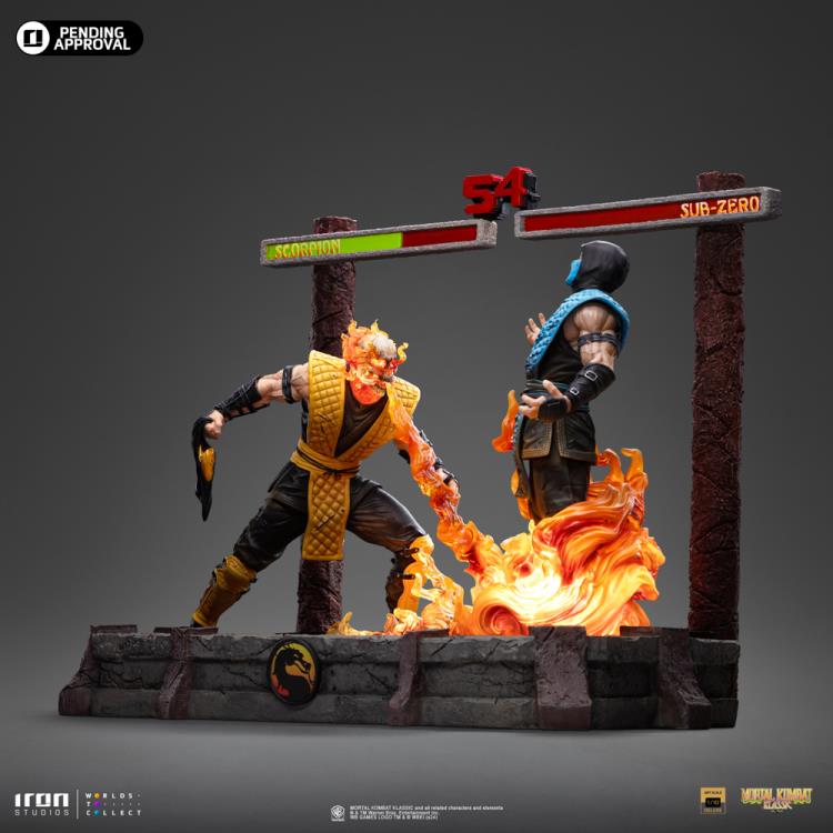 Mortal Kombat Scorpion Fatality 1/10 Deluxe Art Scale Limited Edition Statue Gallery Image 8