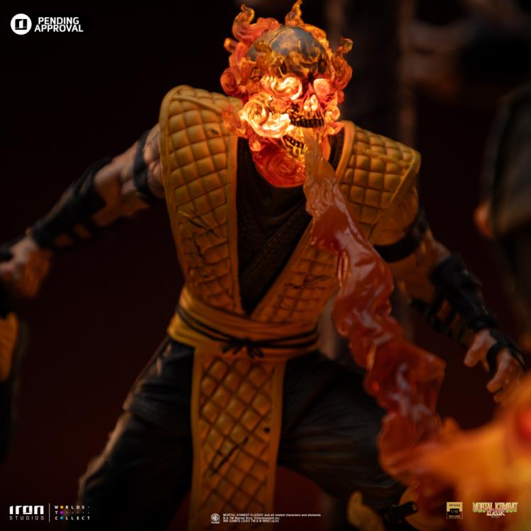 Mortal Kombat Scorpion Fatality 1/10 Deluxe Art Scale Limited Edition Statue Gallery Image 9