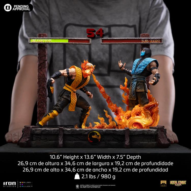 Mortal Kombat Scorpion Fatality 1/10 Deluxe Art Scale Limited Edition Statue Gallery Image 19