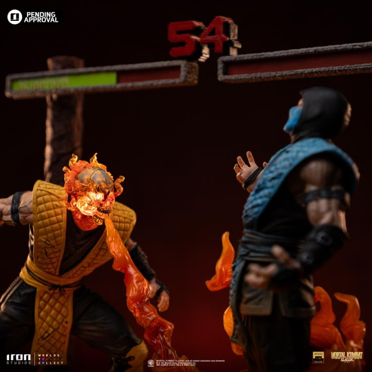 Mortal Kombat Scorpion Fatality 1/10 Deluxe Art Scale Limited Edition Statue Gallery Image 13