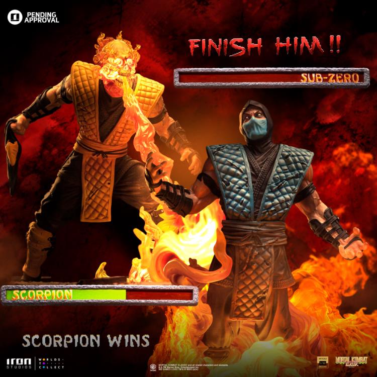 Mortal Kombat Scorpion Fatality 1/10 Deluxe Art Scale Limited Edition Statue Gallery Image 17