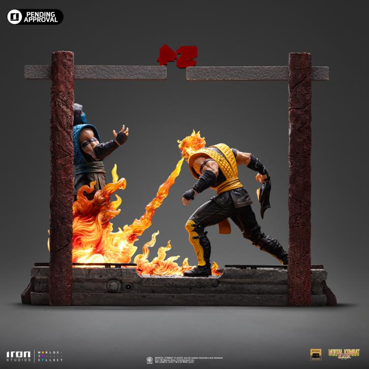 Mortal Kombat Scorpion Fatality 1/10 Deluxe Art Scale Limited Edition Statue Gallery Image 6