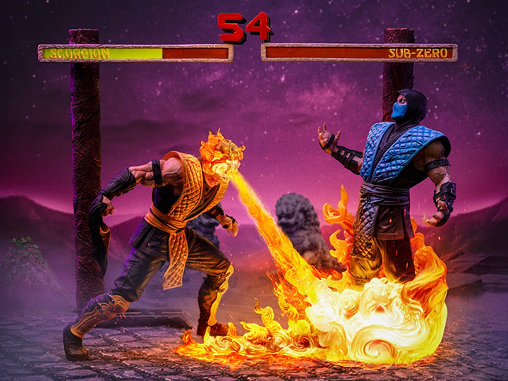 Mortal Kombat Scorpion Fatality 1/10 Deluxe Art Scale Limited Edition Statue Gallery Image 1