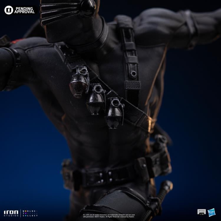 G.I. Joe Snake Eyes 1/10 Art Scale Limited Edition Statue Gallery Image 11