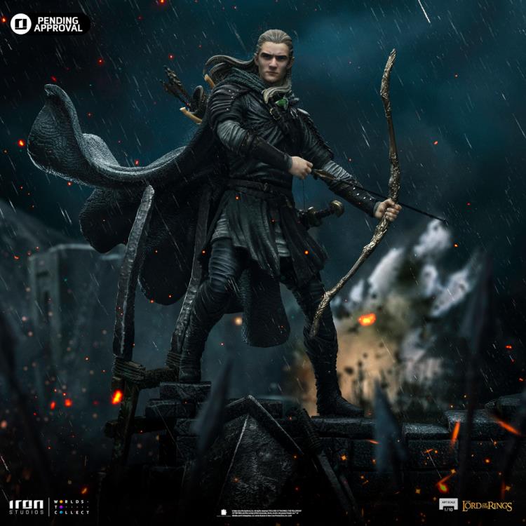 The Lord of the Rings Legolas Unleashed 1/10 Art Scale Limited Edition Statue Gallery Image 3