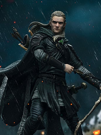 Image of The Lord of the Rings Legolas Unleashed 1/10 Art Scale Limited Edition Statue