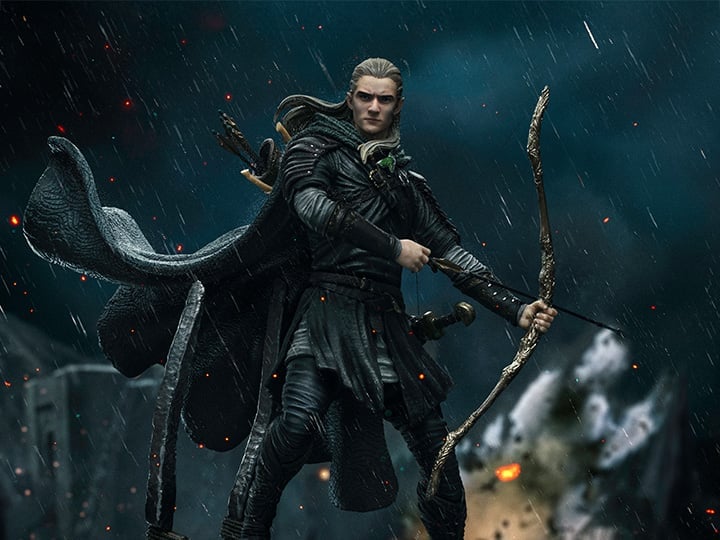 The Lord of the Rings Legolas Unleashed 1/10 Art Scale Limited Edition Statue Gallery Image 1