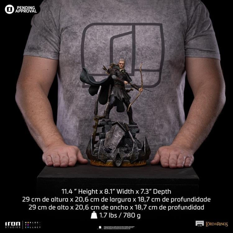 The Lord of the Rings Legolas Unleashed 1/10 Art Scale Limited Edition Statue Gallery Image 12