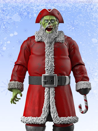 Naughty or Nice Collection Zombie Pirate Santa 1/12 Scale BBTS Exclusive Action Figure Gallery Image 2
