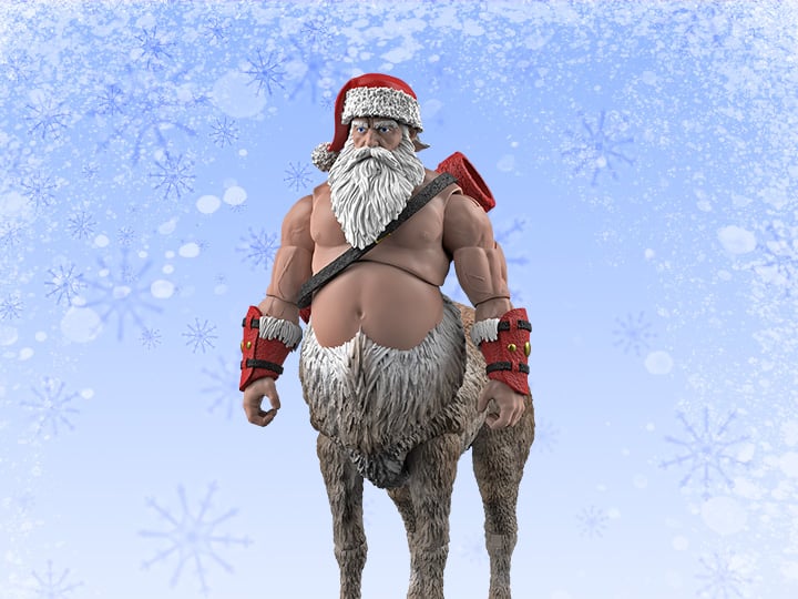 Naughty or Nice Collection Santataur 1/12 Scale BBTS Exclusive Action Figure Gallery Image 1