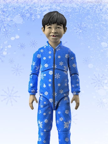 Naughty or Nice Collection Christmas Children Ryan 1/12 Scale BBTS Exclusive Action Figure Gallery Image 2
