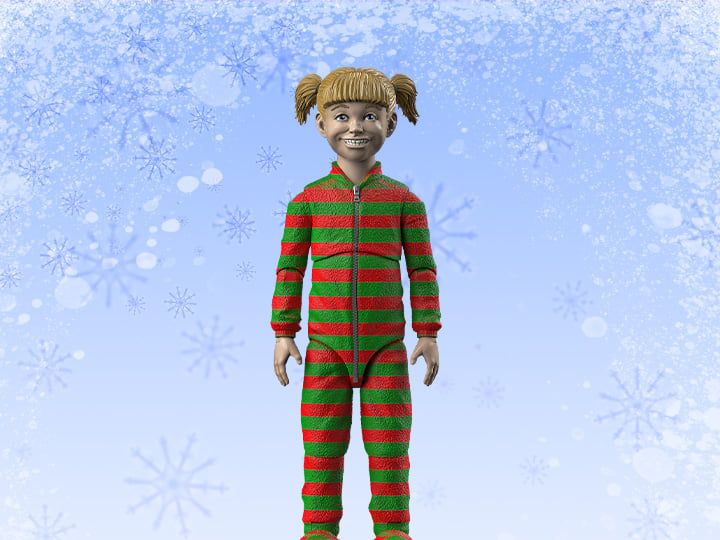 Naughty or Nice Collection Christmas Children Sally 1/12 Scale BBTS Exclusive Action Figure Gallery Image 1