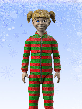 Naughty or Nice Collection Christmas Children Sally 1/12 Scale BBTS Exclusive Action Figure Gallery Image 2
