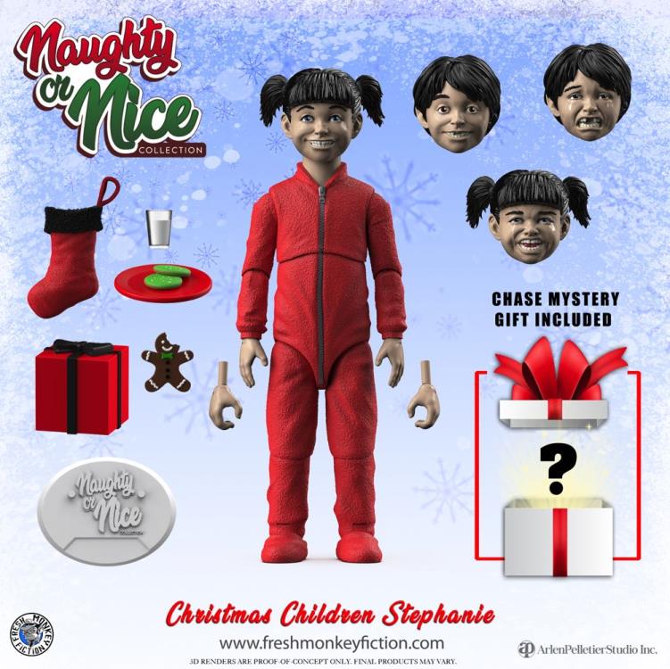 Naughty or Nice Collection Christmas Children Stephanie 1/12 Scale BBTS Exclusive Action Figure Gallery Image 3